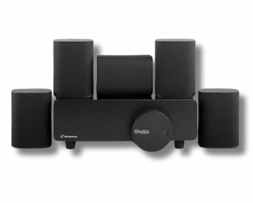 Platin Milan 5.1 Surround Sound Speaker System - Wireless Home Theater System for Smart TVs - WiSA Certified - with WiSA SoundSend Transmitter Included