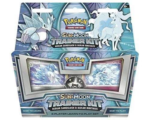 Pokemon Alolan Sandslash & Alolan Ninetales Sun & Moon Trainer Kit