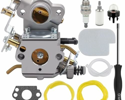 Powtol 545070601 PP4218A PR4218 Carburetor Fits Poulan Pro P3314 PP4218AVX P4018WT PP3516AVX P4018 P3416 PP4218 PPB4218 P3314WSA PPB3416 P4018WM PP4018 PP3816 Chainsaw Replace C1M-W26C