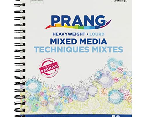 Prang (Formerly Art Street) Mixed Media Journal, Heavyweight, 8.5" x 11", 60 Sheets