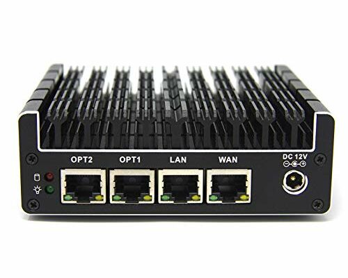 Protectli Vault FW4B - 4 Port, Firewall Micro Appliance/Mini PC - Intel Quad Core, AES-NI, 8GB RAM, 120GB mSATA SSD