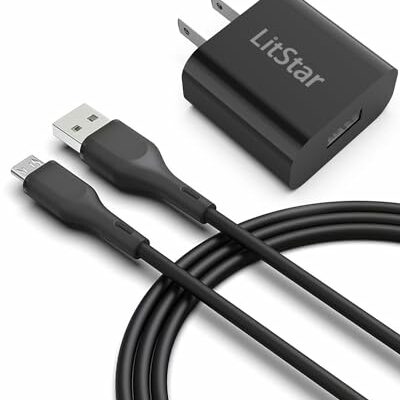 Quick Wall Charger Micro USB Cable for LG Stylo 3 2, Stylus 3 2, K50 S K40 K30 K31 K20 V10 W30 Q6 G4 G3 G2, X Power 2 3, Android Quick Charger 3.0 2.0 with 6FT Charging Cord