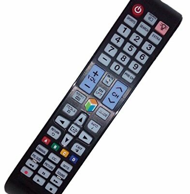 Replaced Remote Control Compatible for Samsung UN40D550D UN48JU6500 UN55J6300 UN60JU6500FX UN75JU6500F UN40JU6500F Smart LED LCD HD TV