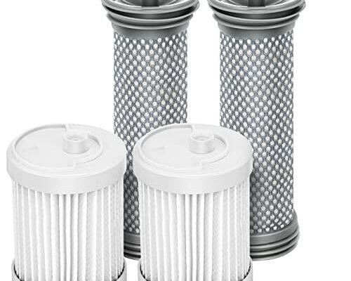 Replacement Filter kit Compatible with Tineco A10/A11 Hero, A10/A11 Master PURE ONE S11, PWRHERO11 Snap Cordless Vacuum Cleaner, 2 Pack Pre Filters & 2 HEPA Filter