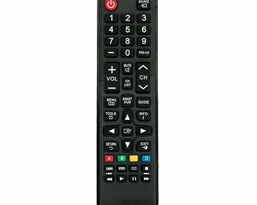 Replacement Remote Applicable for Samsung TV UN43J520DAFXZA UN43J5200AFXZA UN40JU640DFXZA UN40JU640DAFXZA UN40JU6400FXZA UN40J6200AFXZA UN40J520DAFXZA UN40J5200AFXZA UN32J4500AFXZA UN40J5200