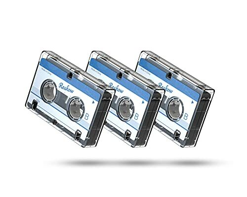 Reshow Dictating Microcassette - Micro Cassette Tapes Blank for Recording MC-60 Minutes Suited for Lectures and Seminars -3 Pack