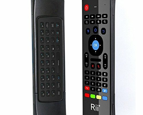 Rii MX3 Multifunction 2.4G Fly Mouse Mini Wireless Keyboard & Infrared Remote Control & 3-Gyro + 3-Gsensor for Google Android TV/Box, IPTV, HTPC, Windows, MAC OS, PS3