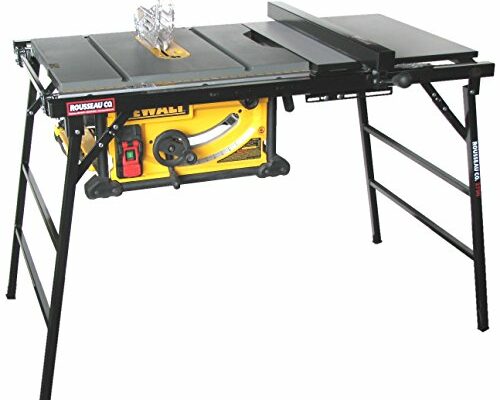 Rousseau 2790 Table Saw Stand for Larger Portable Saws (REPLACES: Rousseau Model 2775)