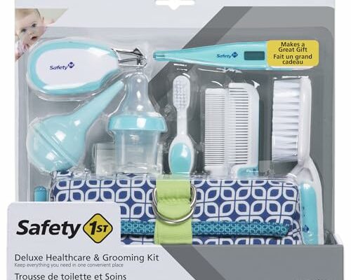 Safety 1st Deluxe 25-Piece Baby Healthcare and Grooming Kit (Arctic Blue)