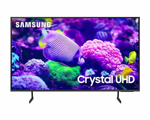 SAMSUNG 55-Inch Class Crystal UHD 4K DU7200 Series HDR Smart TV w/Object Tracking Sound Lite, PurColor, Motion Xcelerator, Mega Contrast, Q-Symphony (UN55DU7200, 2024 Model)