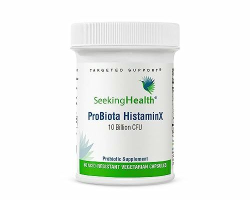 Seeking Health ProBiota HistaminX - Digestion Supplement for Gut Health Support - Support Histamine with Lactobacillus Plantarum & Lactobacillus Salivarius - Support Immune & Skin Health - 60 Capsules