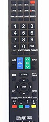 Sharp GB004WJSA Universal Remote Control for All Sharp BRAND TV, Smart TV - 1 Year Warranty