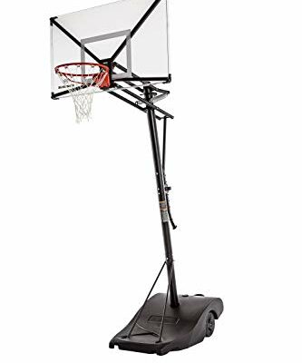 Silverback NXT Portable Adjustable 10ft Outdoor Basketball Hoop - 50" and 54" Basketball Goal Backboard Available - Assembles in 90 Minutes