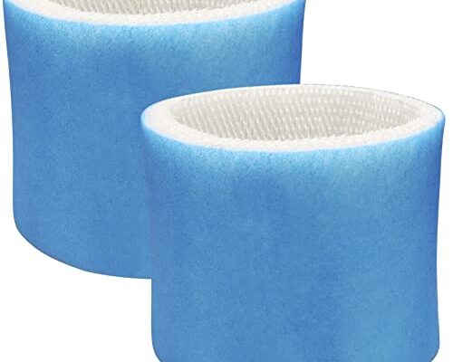 Smilyan 2 pack Upgraded Blue Mesh Treated Layer HC-14 Humidifier Replacement Wicking Filter E for Honeywell HCM-6009 HCM-6011 HEV680 HEV685 Series Humidifier, Part # HC-14V1 HC-14 HC-14N