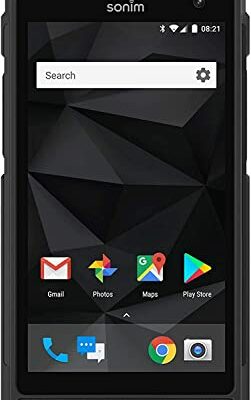 Sonim XP8 XP8800 Dual-SIM 64GB IP68/IP69 Verizon Wireless 4G LTE Android Wi-Fi Military Grade Tough Water Resistant Rugged Smartphone (Black) (Renewed)