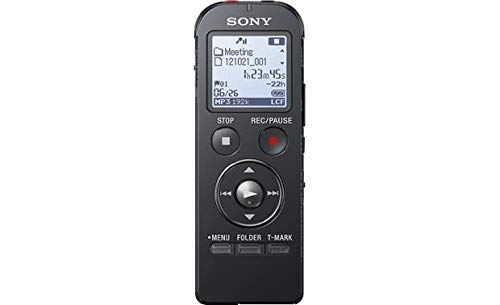 Sony ICD-UX533BLK Digital Voice Recorder - Black