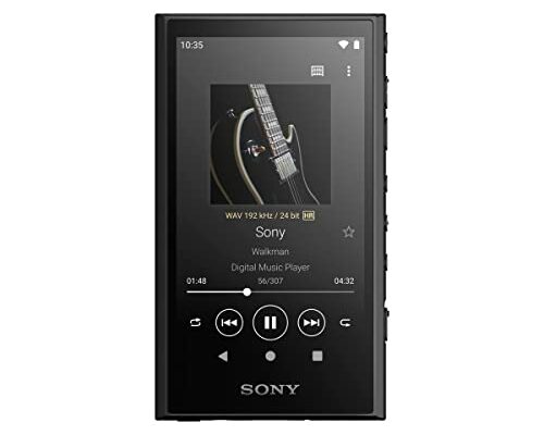 Sony NW-A306 Walkman 32GB Hi-Res Portable Digital Music Player with Android, up to 36 Hour Battery, Wi-Fi & Bluetooth and USB Type-C – Black NW-A306/B, Black