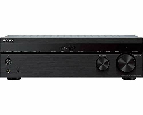 Sony STRDH590 5.2 Channel Surround Sound Home Theater Receiver: 4K HDR AV Receiver with Bluetooth,Black