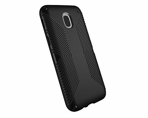 Speck Products Presidio Grip Samsung Galaxy J3 Case (fits Verizon J3 V 3rd Gen, AT&T Express Prime 3; Cricket Amp Prime 3, Sol 3; T-Mobile J3 Star), Black/Black