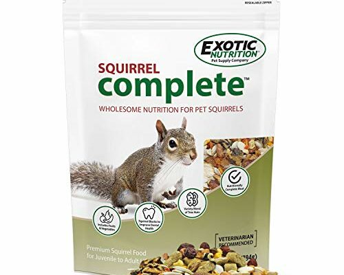 Squirrel Complete (1.75 lb.) - Healthy Natural Food - Nutritionally Complete Diet for Pet & Captive Squirrels - Ground Squirrels, Grey Squirrels, Flying Squirrels, & Chipmunks