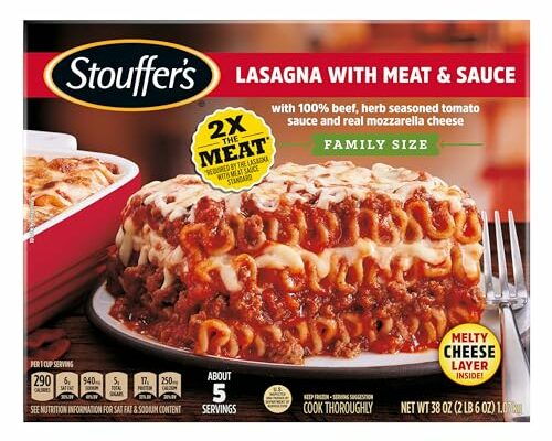 Stouffer's Family Size Lasagna With Meat Sauce Frozen Meal 38 oz