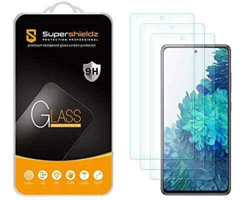 Supershieldz Designed for Samsung Galaxy S20 FE 5G Tempered Glass Screen Protector, 0.33mm Thick, Anti Scratch, Bubble Free - 3 Pack