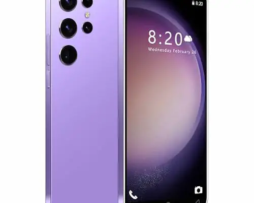 TalkCeLL Cheap Mobile Phones, 5.0 Inch, Android 9.0, Dual SIM Dual Camera 3G Smartphones, Quad Core, 16GB ROM【Expandable up to 128GB】, Support GPS/WIFI/Bluetooth/FM, Face Unlocked Phones (23+Purple)