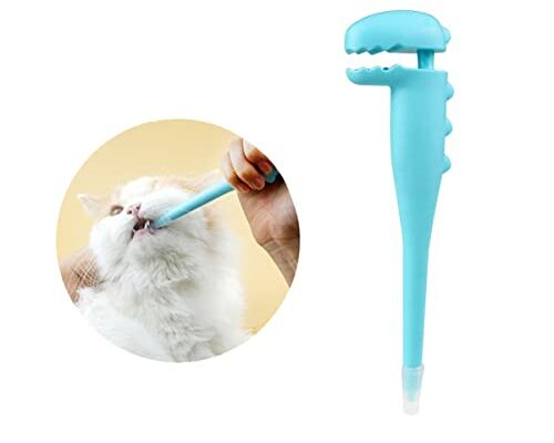 TAOZUA Pet Pill Dispenser, Pet Piller Gun Oral Tablet Capsule,Silicone Syringes for Cats, Dogs and Small Animals