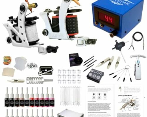 Tattoo Kit Inkstar Tattooing Set (Journeyman B + 20 TrueColors + Case)