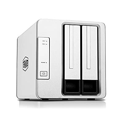 TERRAMASTER D2-310 USB Type C External Hard Drive RAID Enclosure USB3.1 (Gen1) 2-Bay RAID Storage Support RAID 0/1/Single (Diskless)