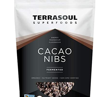 Terrasoul Superfoods Raw Organic Cacao Nibs, 2 Lbs (2 Pack) - Raw | Keto | Vegan