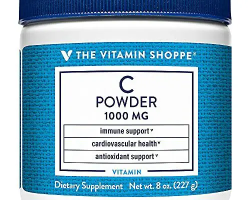 The Vitamin Shoppe Vitamin C Powder 1,000MG, Antioxidant That Supports Immune and Cardiovascular Health (8 Ounces Powder)