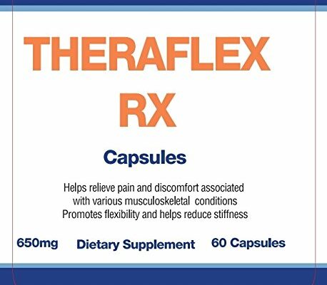 Theraflex RX® Capsules for Relief of Joint & Muscle Discomfort, Mobility and Healthy Inflammation Response with Patented Curcuwin® Turmeric Extract, Boswellia, Ashwaganda, 60 Capsules