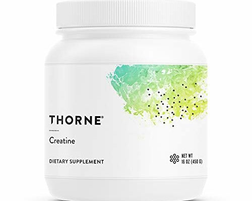 THORNE Creatine - Creatine Monohydrate, Amino Acid Powder - Support Muscles, Cellular Energy and Cognitive Function - Gluten-Free, Keto - NSF Certified for Sport - 16 Oz - 90 Servings