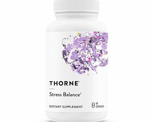 THORNE Stress Balance (Formerly Phytisone) - Adrenal Support Supplement with Vitamin C & Ashwagandha - Dairy-Free Health Support - 60 Capsules - 30 Servings