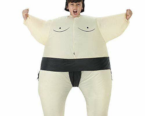 TOLOCO Inflatable Costume for Kids Sumo Wrestler Inflatable Costume, Sumo Costume, Inflatable Halloween Costumes, Blow up Costume Kids Inflatable Costumes