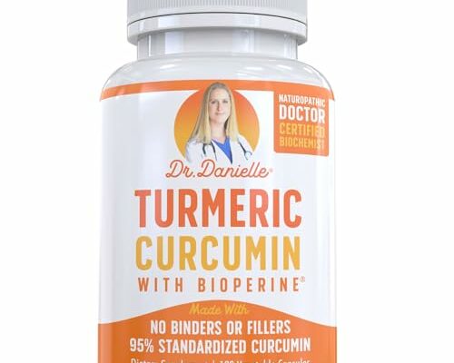 Turmeric Curcumin with BioPerine 1500mg. Highest Potency Available. Premium Organic Joint & Healthy Inflammatory Support. Organic, Vegan, Non-GMO, Gluten Free Capsules with Black Pepper Extract