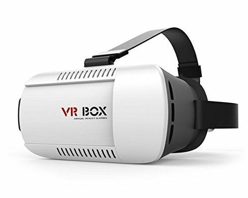 Universal 3D Glasses Google Cardboard Virtual Reality VR 3D Movies Games TV Glasses with Head Strap for 4-6.5" Mobile Phones New