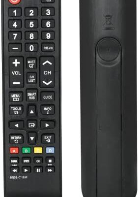 Universal Remote Control for Samsung UN65JU7500 and All Other Samsung Smart TV Models LCD LED 3D HDTV QLED Smart TV BN59-01199F AA59-00786A BN59-01175N