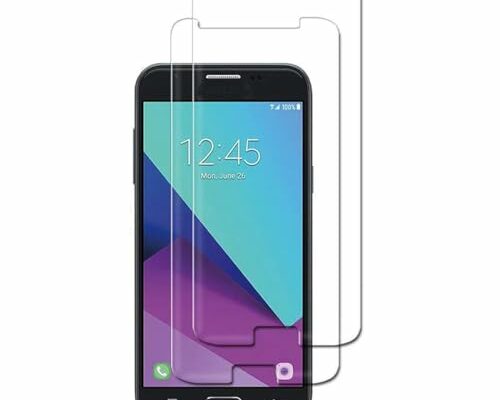 UPONEW [2 Pack for Samsung Galaxy J7 Prime J7 Sky Pro/Galaxy J7 2017 SM-J727A J727U J727T J727T1 J727R4 J727V J727 High Clear Tempered Glass Screen Protector