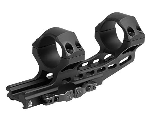 UTG ACCU-SYNC QR 30mm, High Pro, 50mm Offset Scope Mount Black