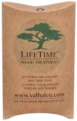 Valhalla Wood Preservatives 5-Gallon Eco Friendly Non Toxic Lifetime Wood Treatment Pouch