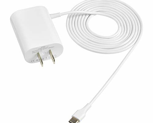 Vebner 6ft Power Adapter Compatible with Google Mesh Home WiFi System Power Cable - USB Type C.