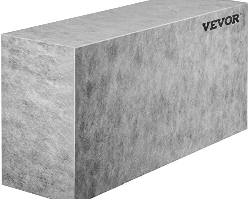 VEVOR Ready to Tile Shower Seat, 38.2" x 11.4" x 20" corner shower bench, Factory Waterproof & 100% Leak Proof Tileable Shower Corner Seat, 440lbs Load-Bearing Rectangular Board Shower Bench, Grey