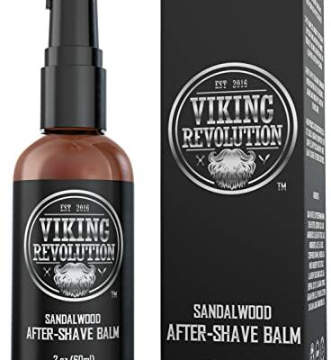 Viking Luxury After-Shave Balm - Soothes Face, Moisturizes After Shaving, Eliminates Razor Burn - Sandalwood Scent