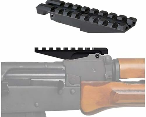 WINFREE Rear Sight Rail Scope Mount Standard Scope Base 1913 Picatinny Rail for Low Profile Red Dot Optics