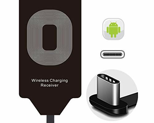 Wireless Charging Receiver Charger Adapter for LG Stylo 5 4 G5 V20 K31 Samsung Galaxy A71 A70 A20 A10 J7 Google Pixel 2 XL Essential Phone Moto G7 Z2 Force Play G6 Plus HTC USB Type C Android Charge