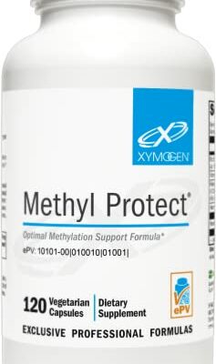 XYMOGEN Methyl Protect - Optimal Methylation Formula with Methyl Folate, Vitamin B12 (Methylcobalamin b12), Riboflavin + B6 Vitamins - Cognitive, Homocysteine + Heart Health Supplements (120 Capsules)