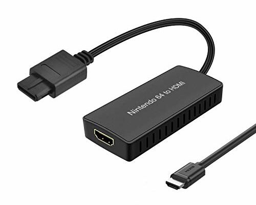 Y.D.F N64 to HDMI Converter, HD Link Cable for N64, Nintendo 64 to HDMI Compatible Nintendo 64/ Game Cube/SNES/SFC（Plug and play, no power supply required.）