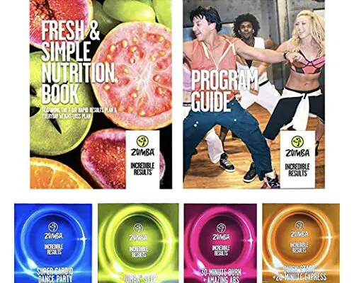 ZUMBA Incredible Results Weight-Loss Dance Workout DVDs and Guides Value Pack